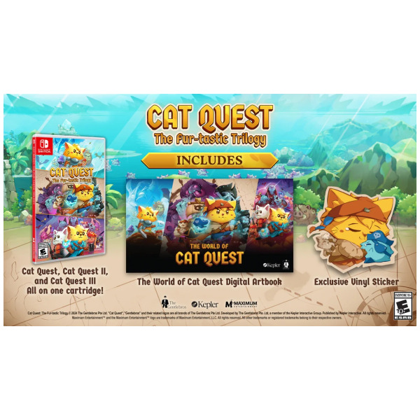 Cat Quest 1&2&3 キャットクエスト トリロジー switch Cat Quest: The Fur-tastic Trilogy for Nintendo Switch